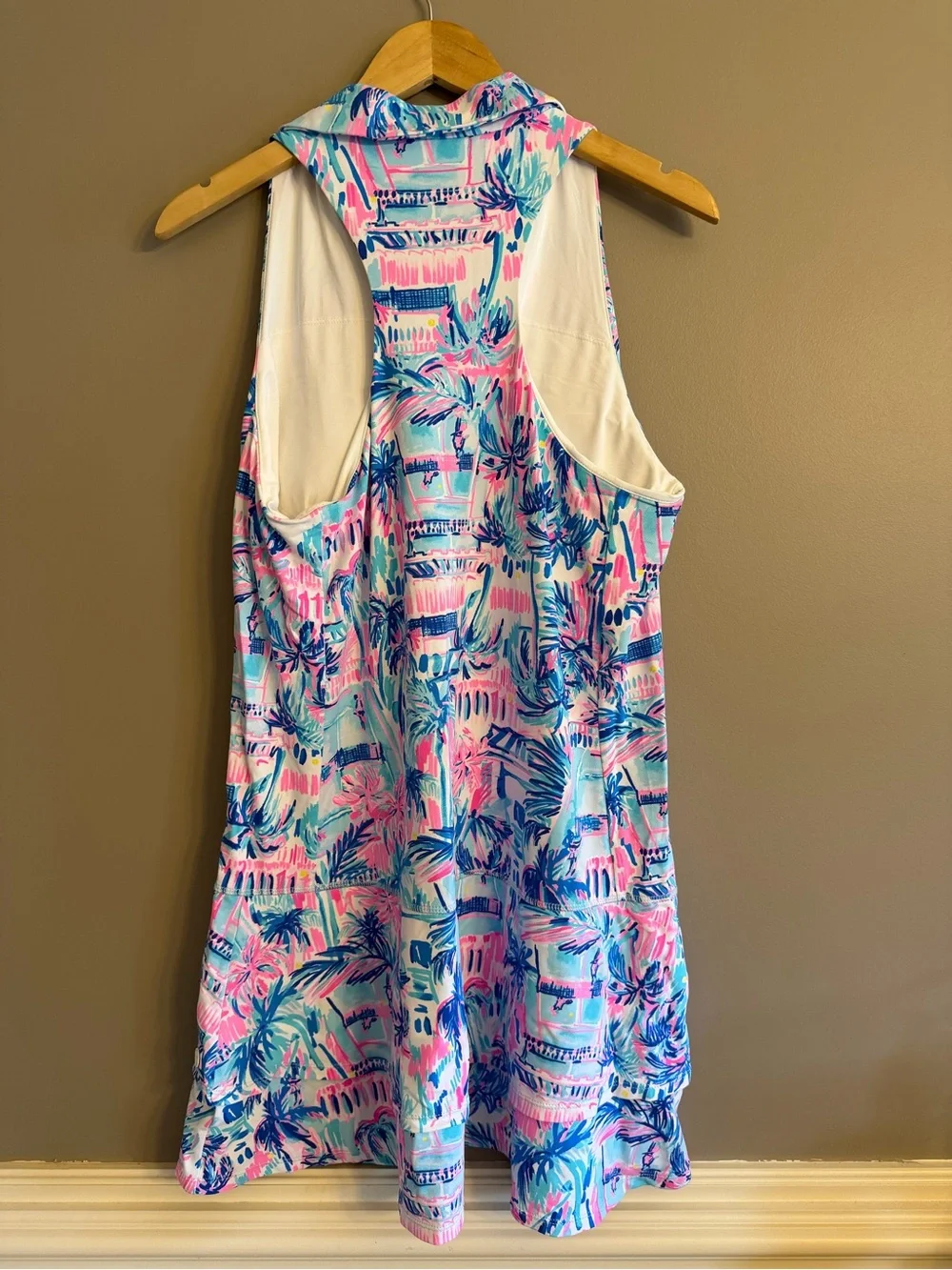 Lilly Pulitzer Luxletic Dania Dress & Shorts Set Multi Print XL